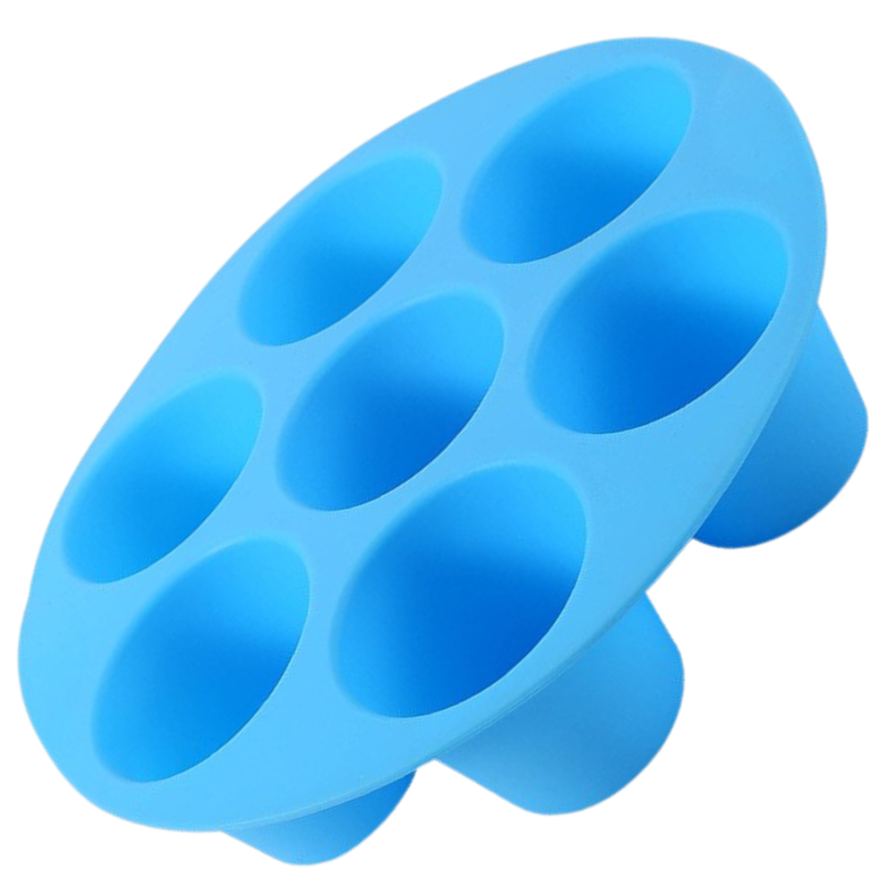 Round silicone cupcake tray