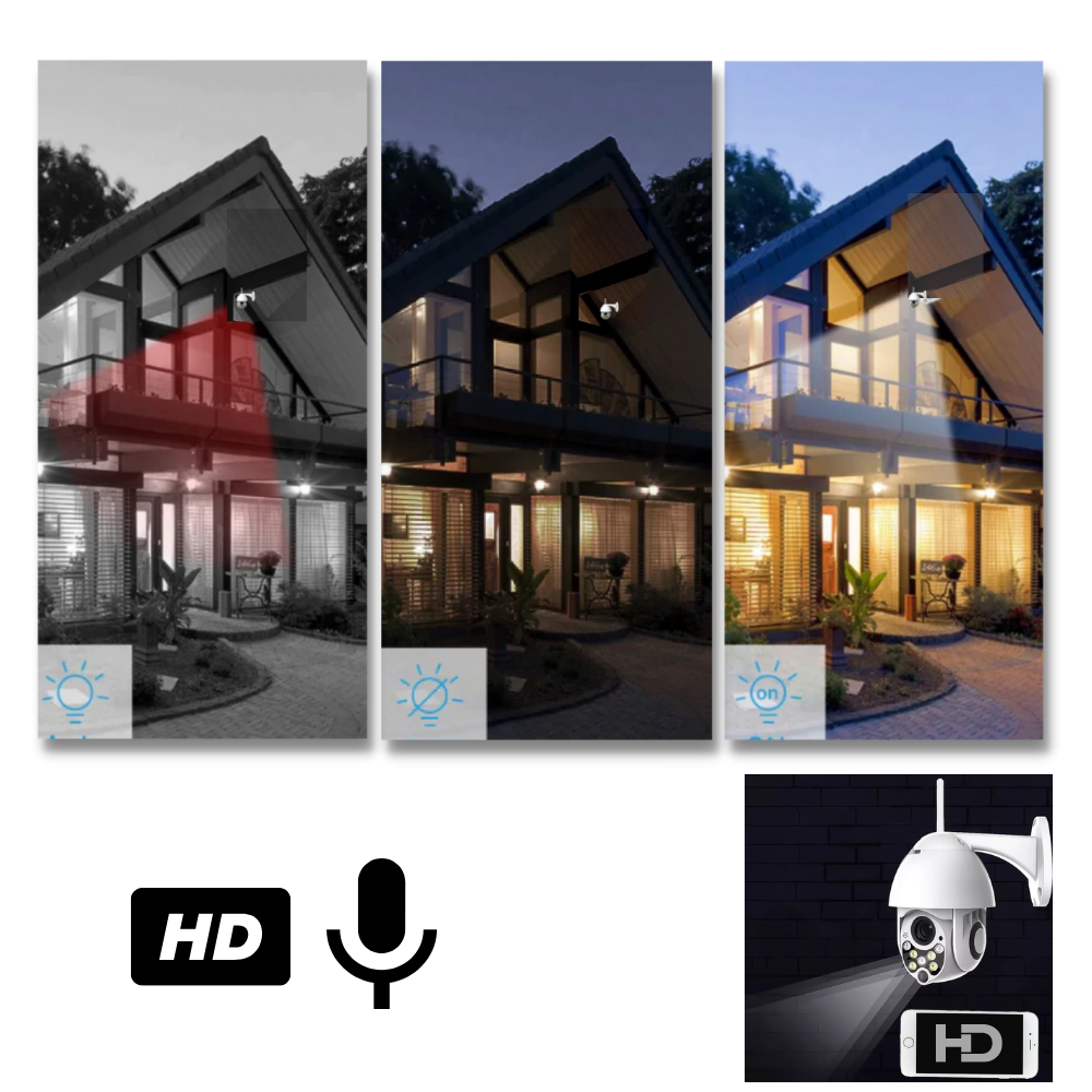 Övervakningskamera med wifi - Ozerty