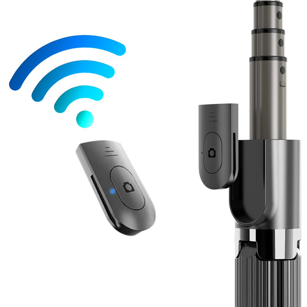 3-in-1 Selfie stick with gimbal stabilizer