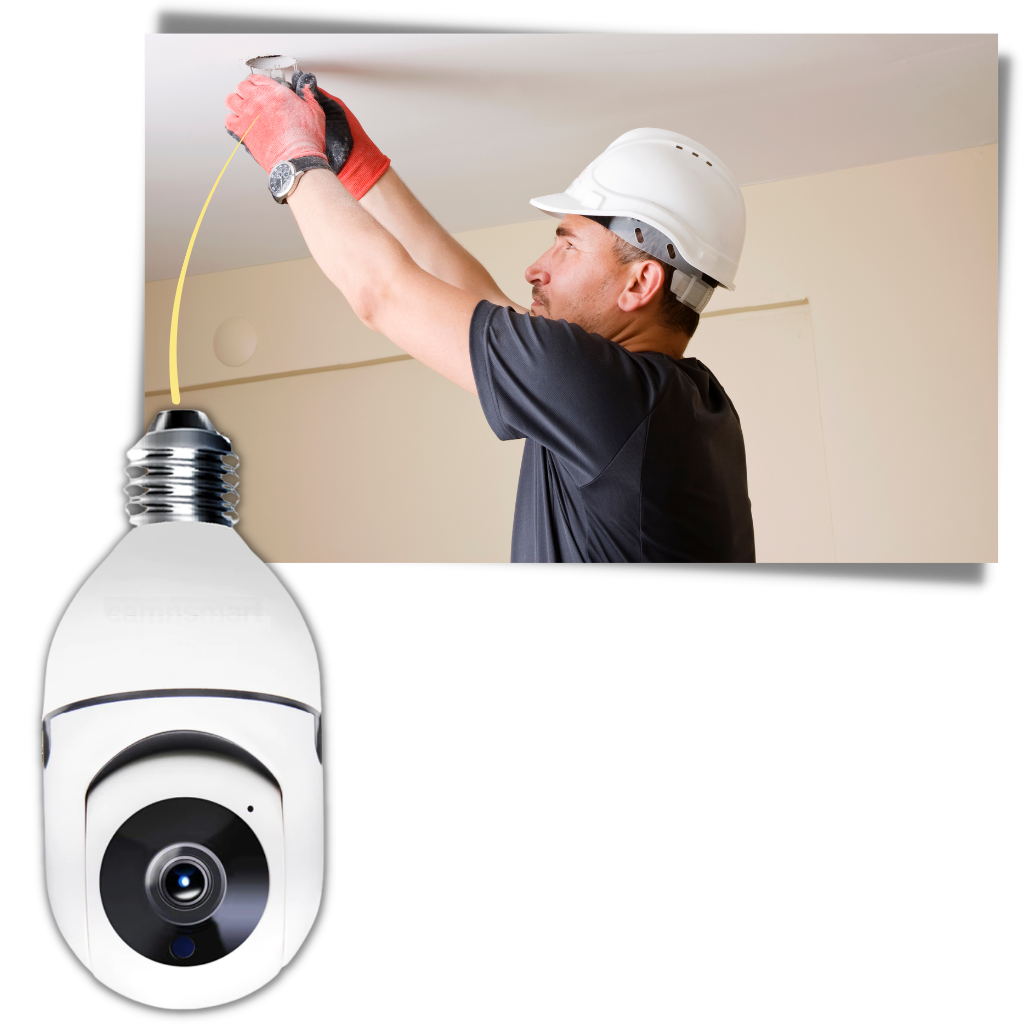 Smart glödlampa med kamera - Ozerty