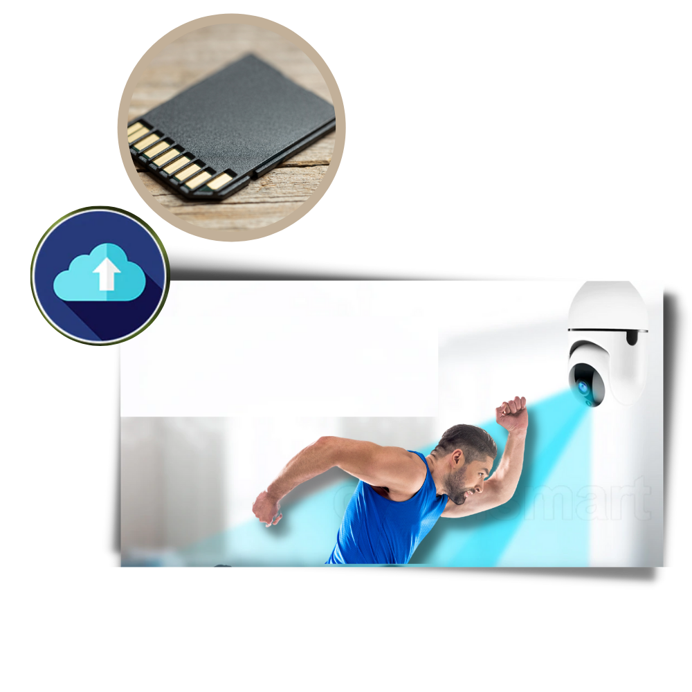 Smart glödlampa med kamera - Ozerty