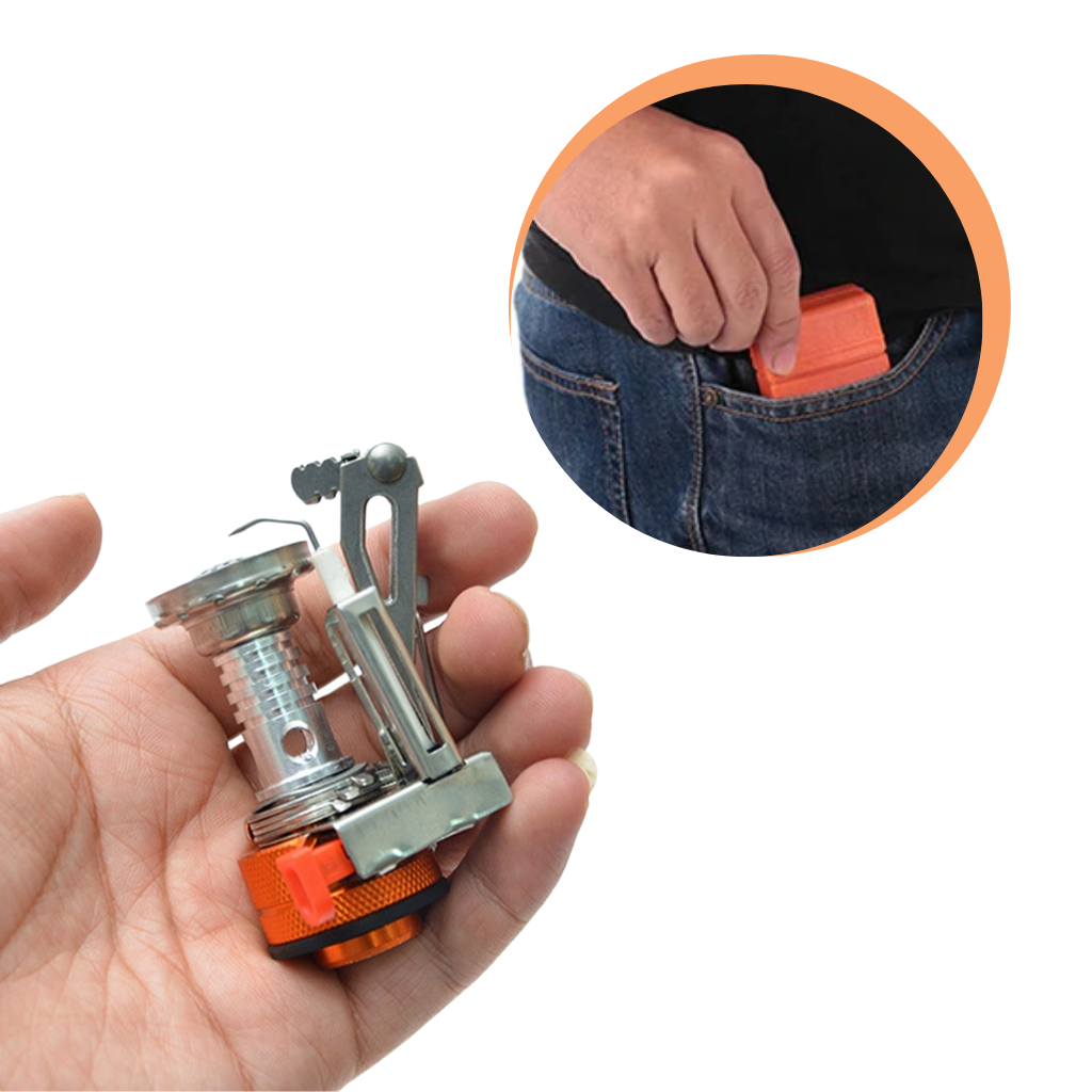 Bärbar mini gasbrännare - Ozerty