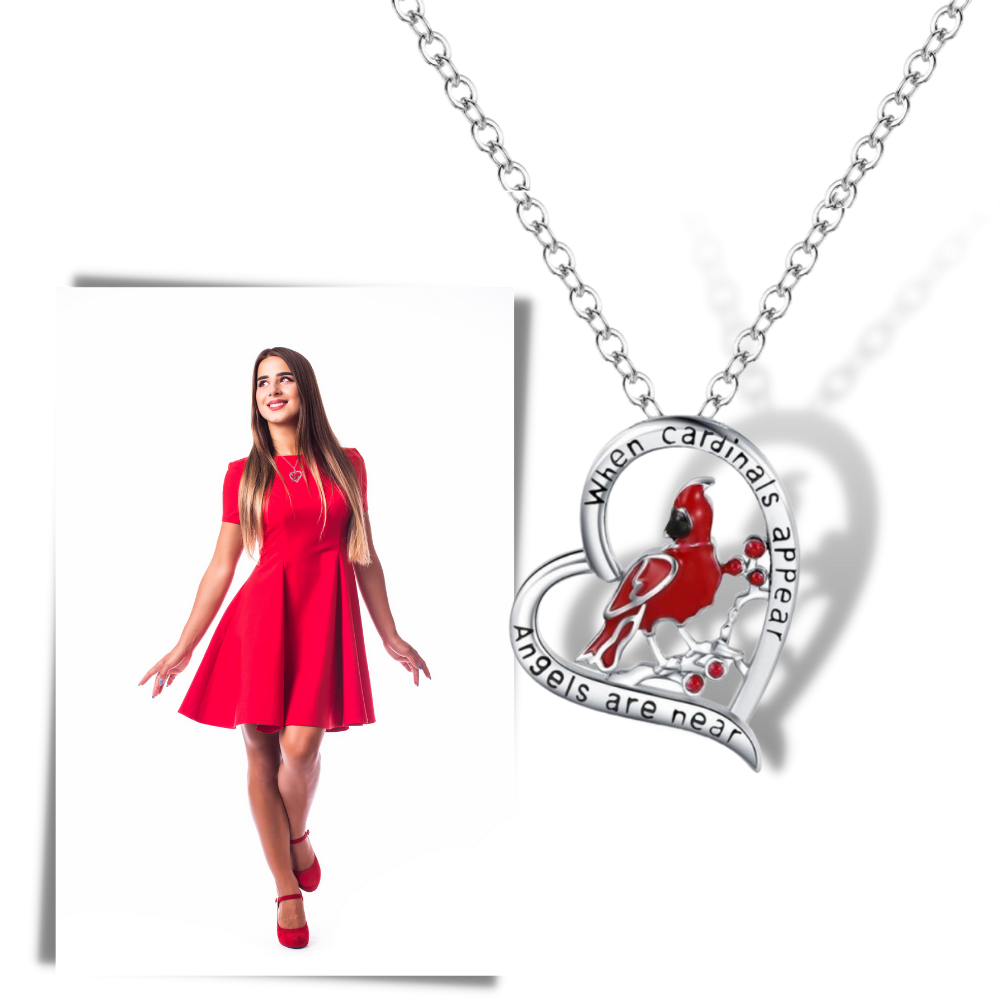 Halsband med kardinal  - Ozerty