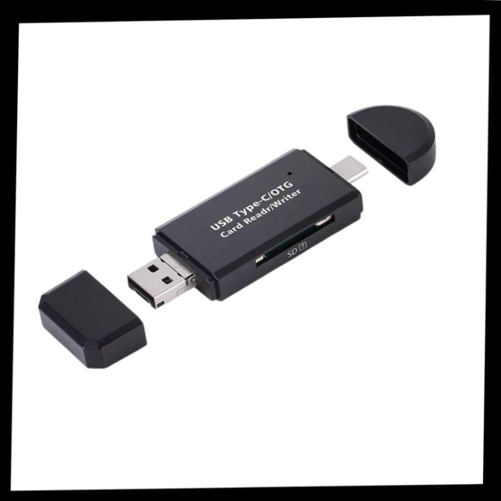 3 i 1 USB minneskortläsare - Ozerty