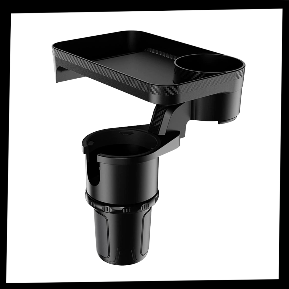 Mugghållare och roterande bricka för bil - Ozerty