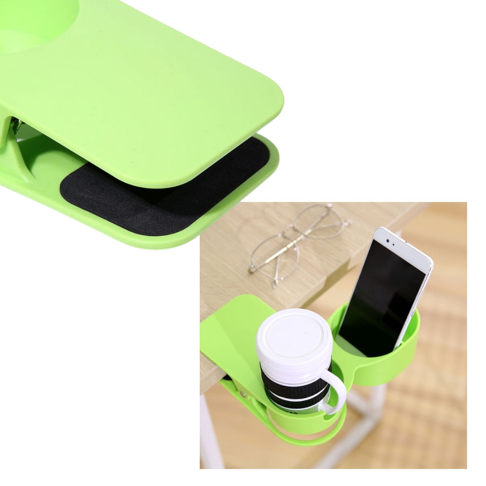 Clip-on dubbel mugghållare - Ozerty