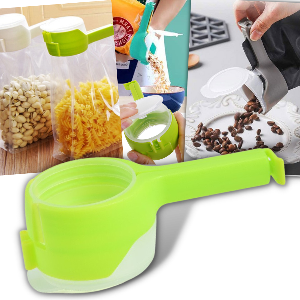 Clip för matpåse med lock (2-pack) - Ozerty