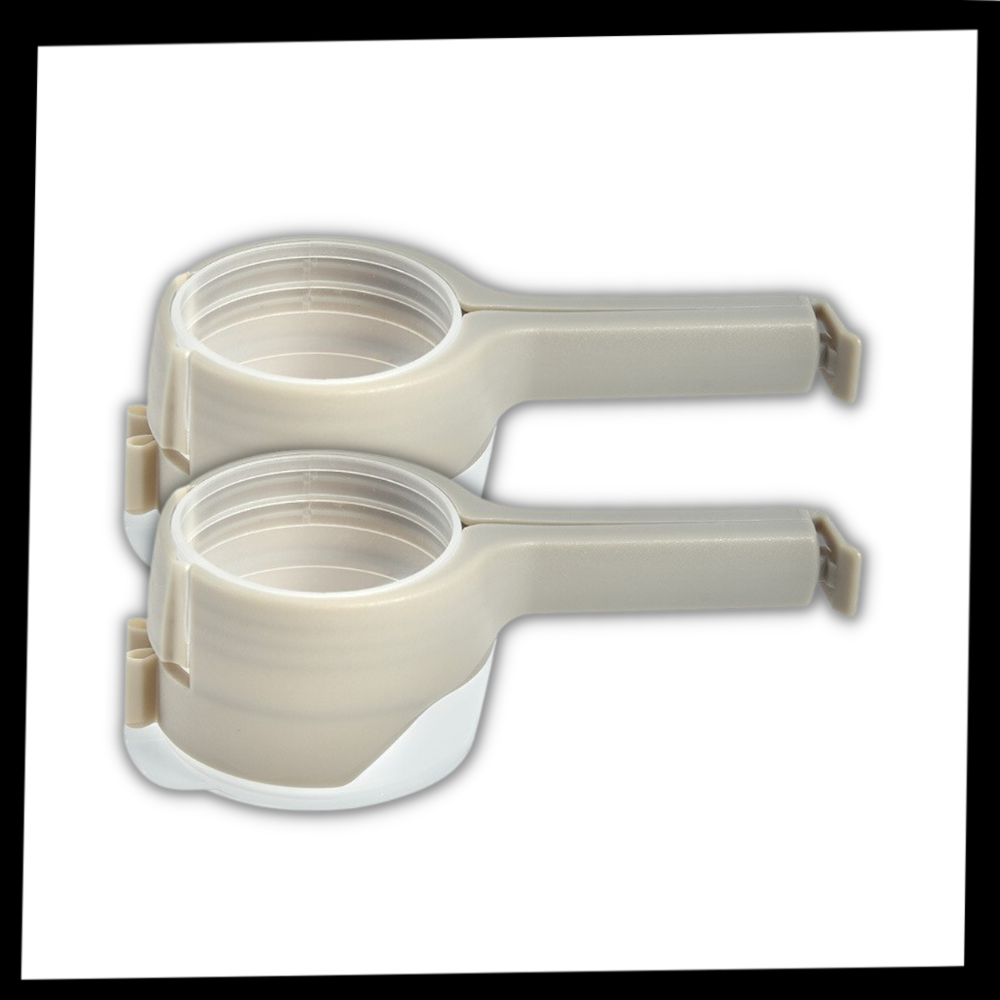 Clip för matpåse med lock (2-pack) - Ozerty