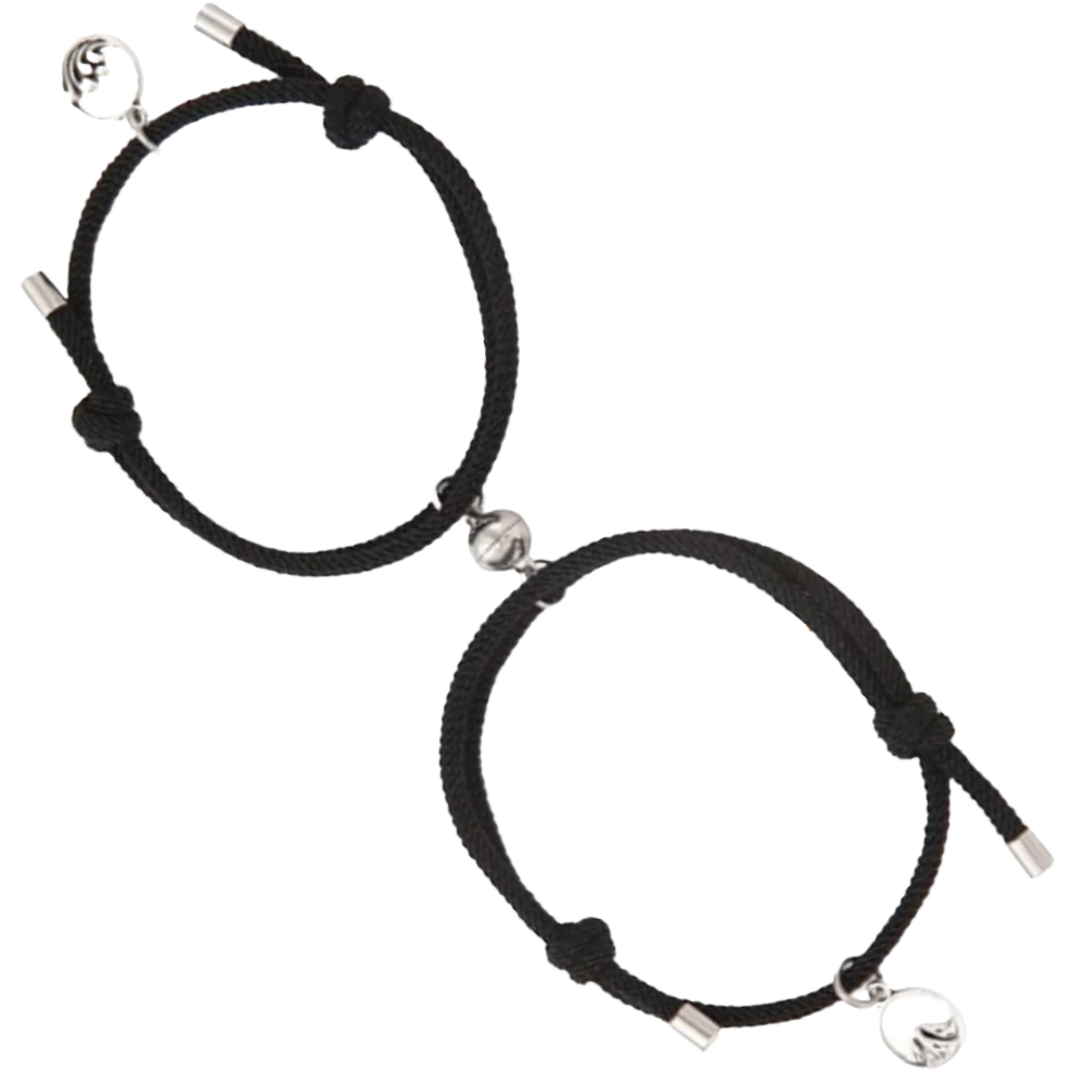 Set med 2 magnetiska armband för par - Ozerty