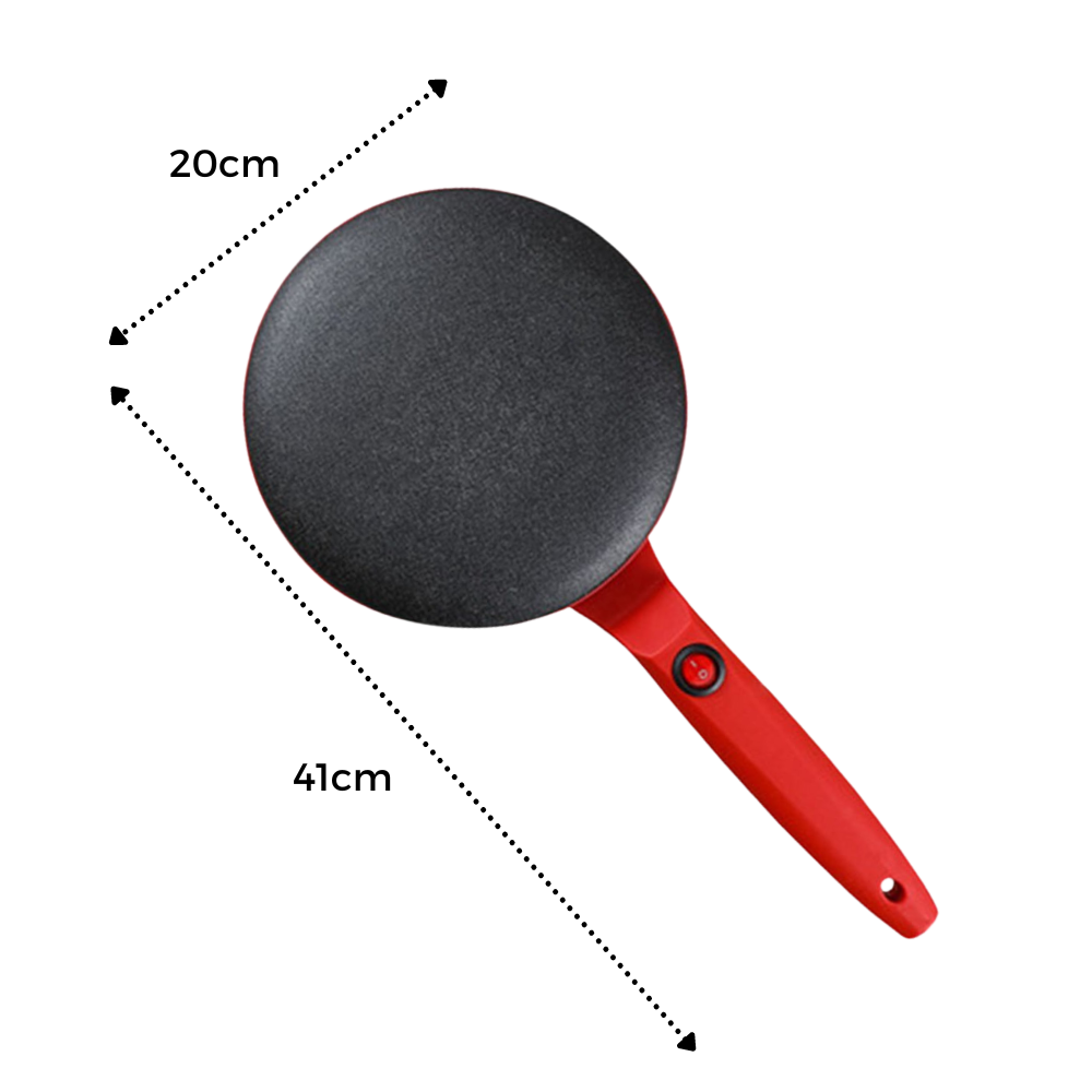 Non-stick elektrisk crepe maskin - Ozerty