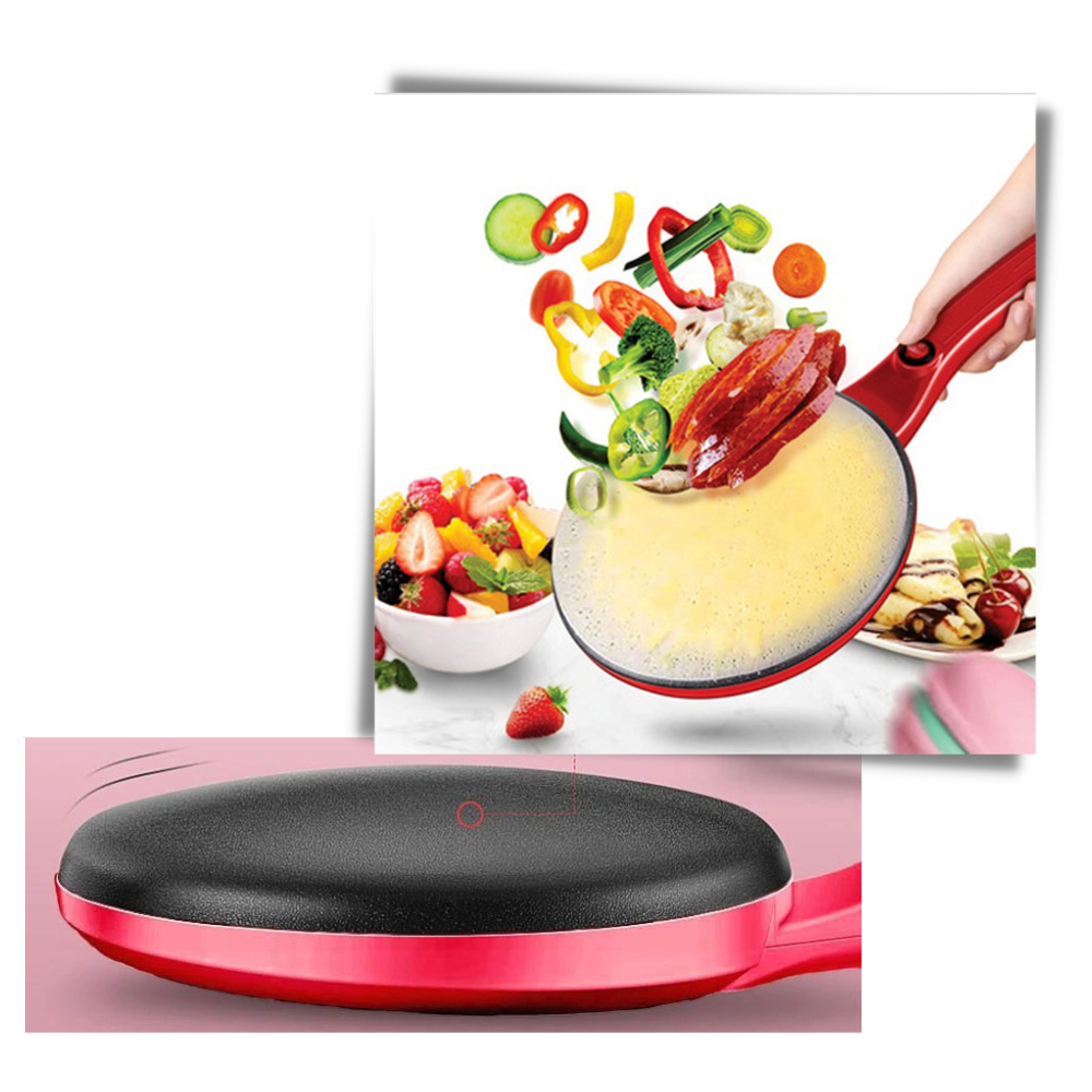 Non-stick elektrisk crepe maskin - Ozerty