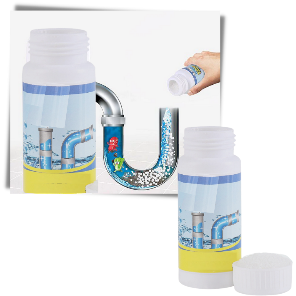 Pulver för rengöring av diskbänkar och avlopp - Ozerty