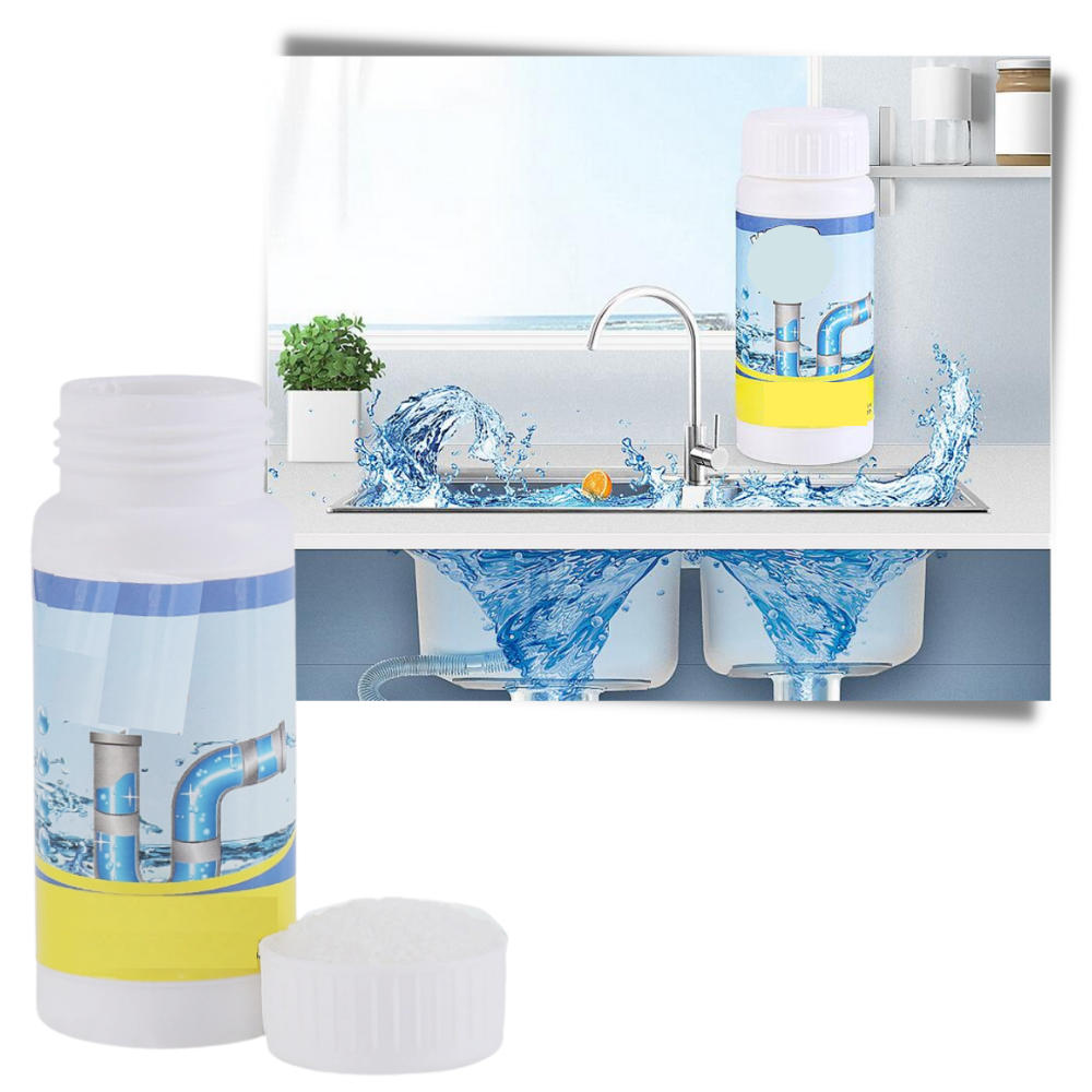 Pulver för rengöring av diskbänkar och avlopp - Ozerty