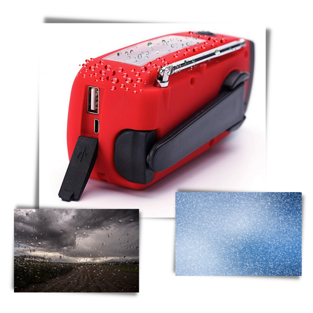 Multifunktionell dynamo nödradio - Ozerty