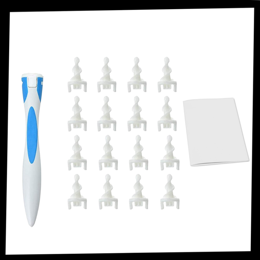 Spiral öronrengörare i silikon - Ozerty