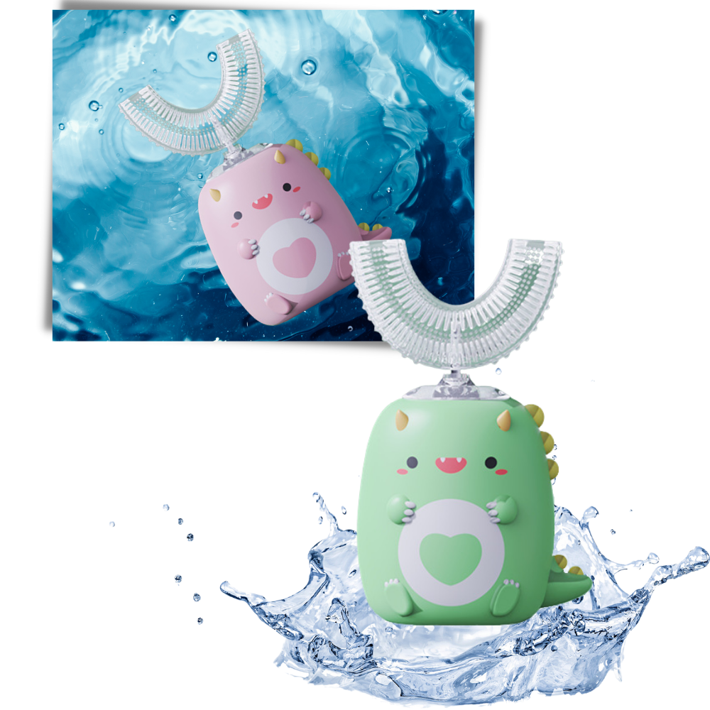 Elektrisk u-formad tandborste för barn