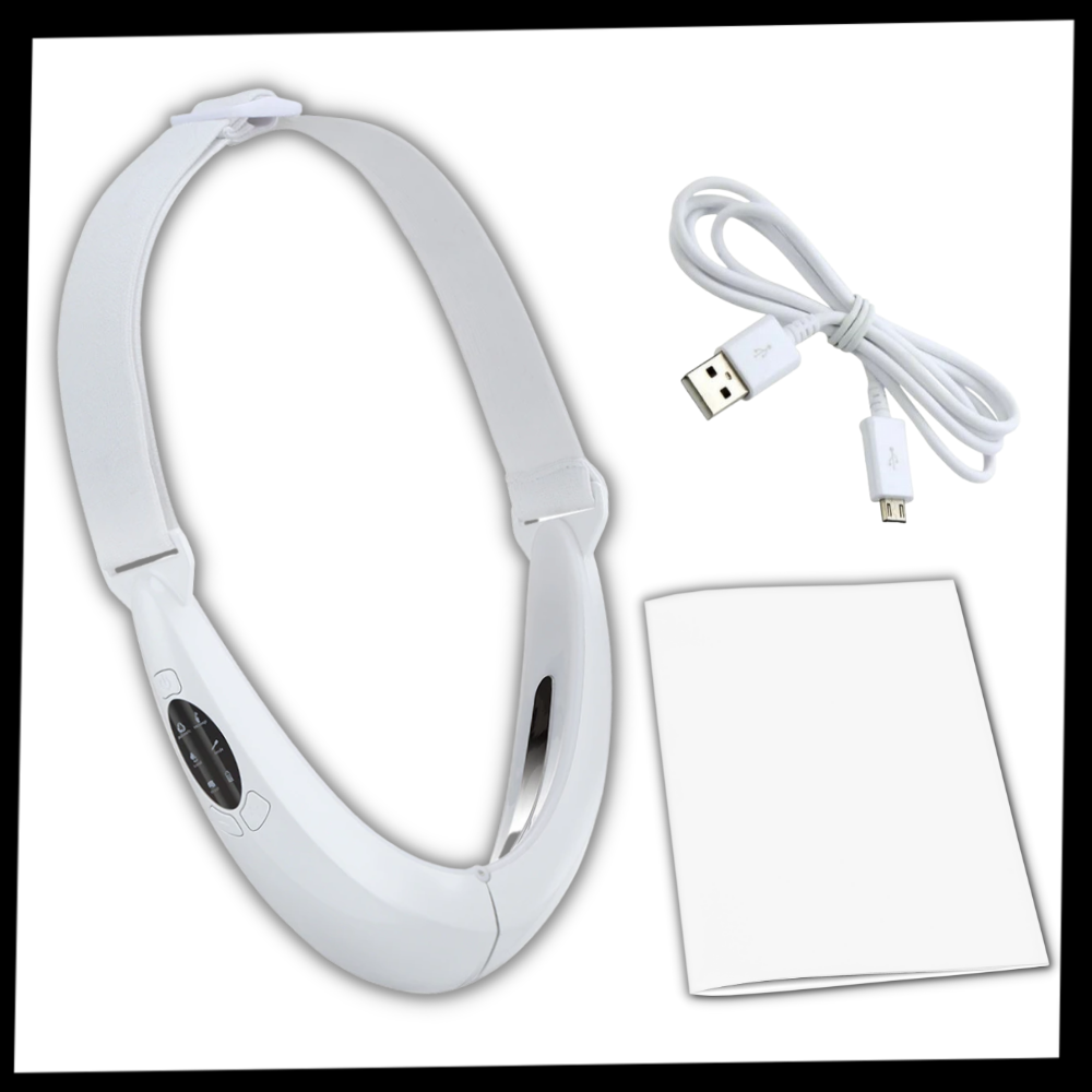 V-formad massagerare för ansiktet - Ozerty