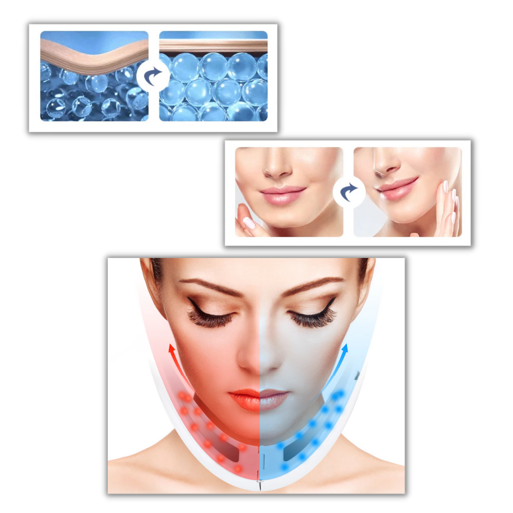 V-formad massagerare för ansiktet - Ozerty