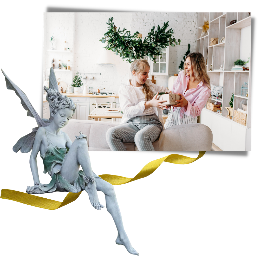 Älv staty för trädgård - Ozerty