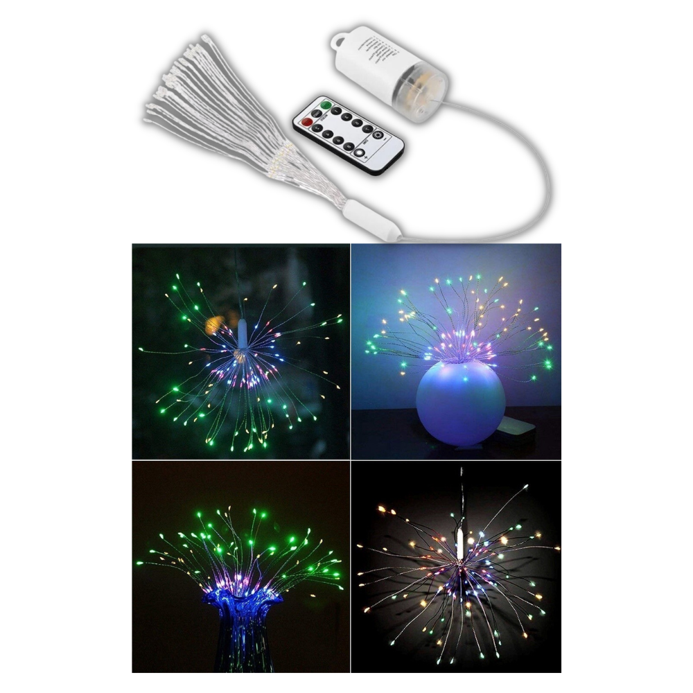 LED-garland av fyrverkerier - Ozerty