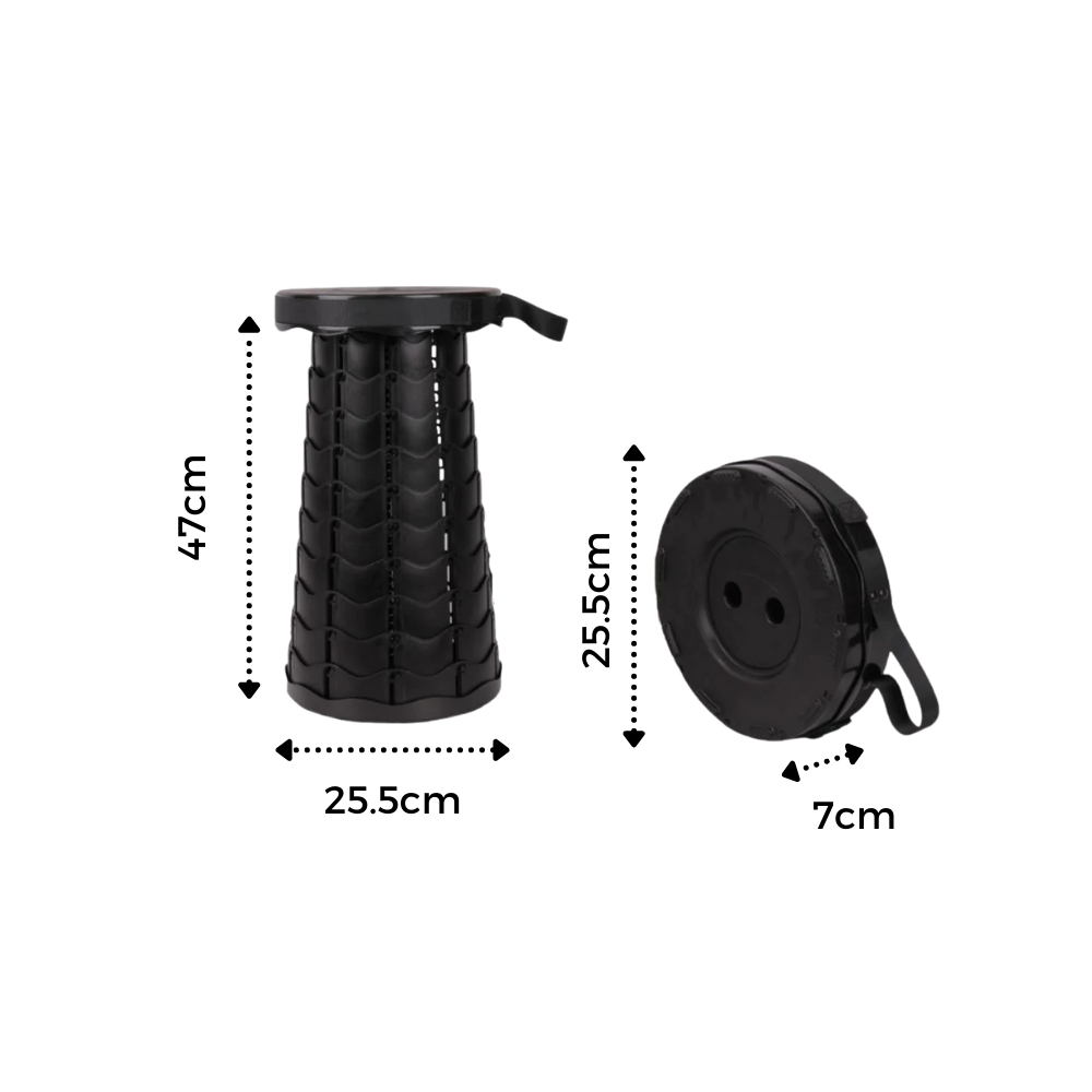 Bärbar utdragbar pall - Ozerty