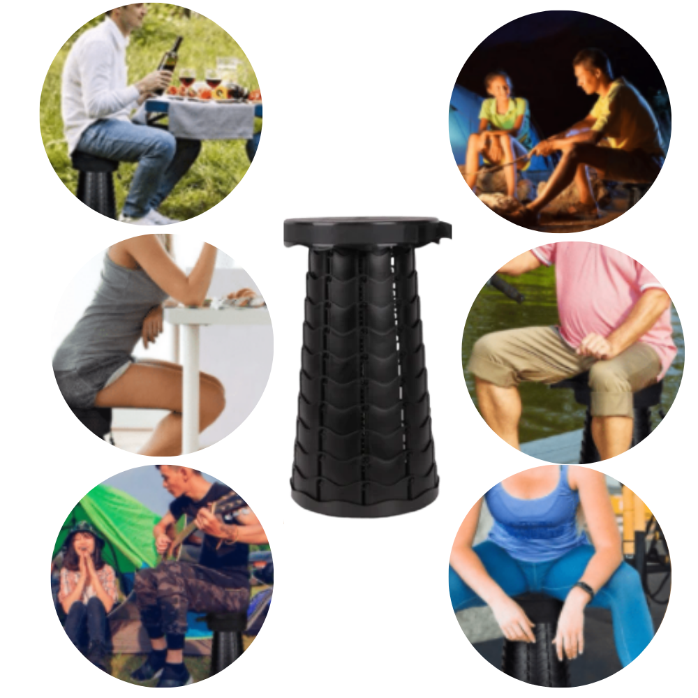 Bärbar utdragbar pall - Ozerty