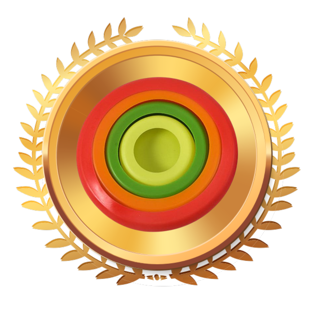 Paket med 4 lock av silikon - Ozerty