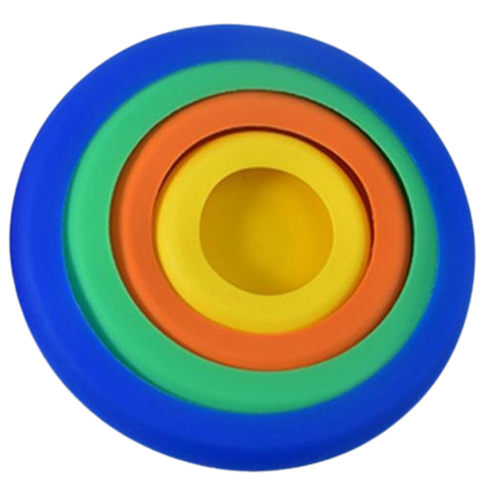 Paket med 4 lock av silikon