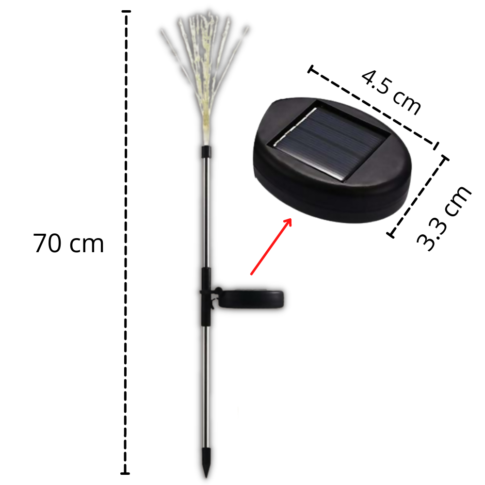 Elektrisk fyrverkeri för trädgårdsbelysning - Ozerty