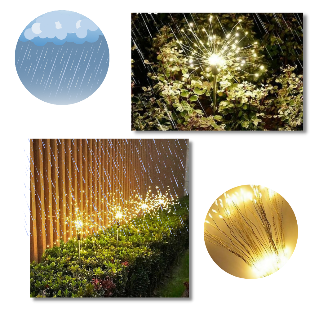 Elektrisk fyrverkeri för trädgårdsbelysning - Ozerty