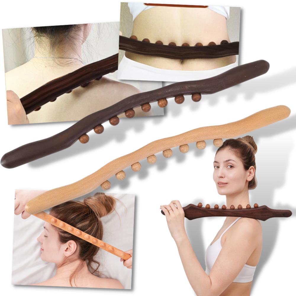 Muskelmassage i naturligt trä - Ozerty