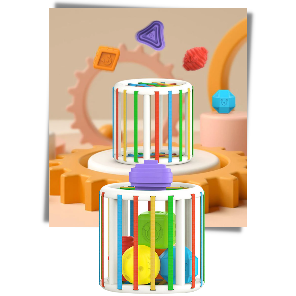 Färgglada formblock för barn - Ozerty