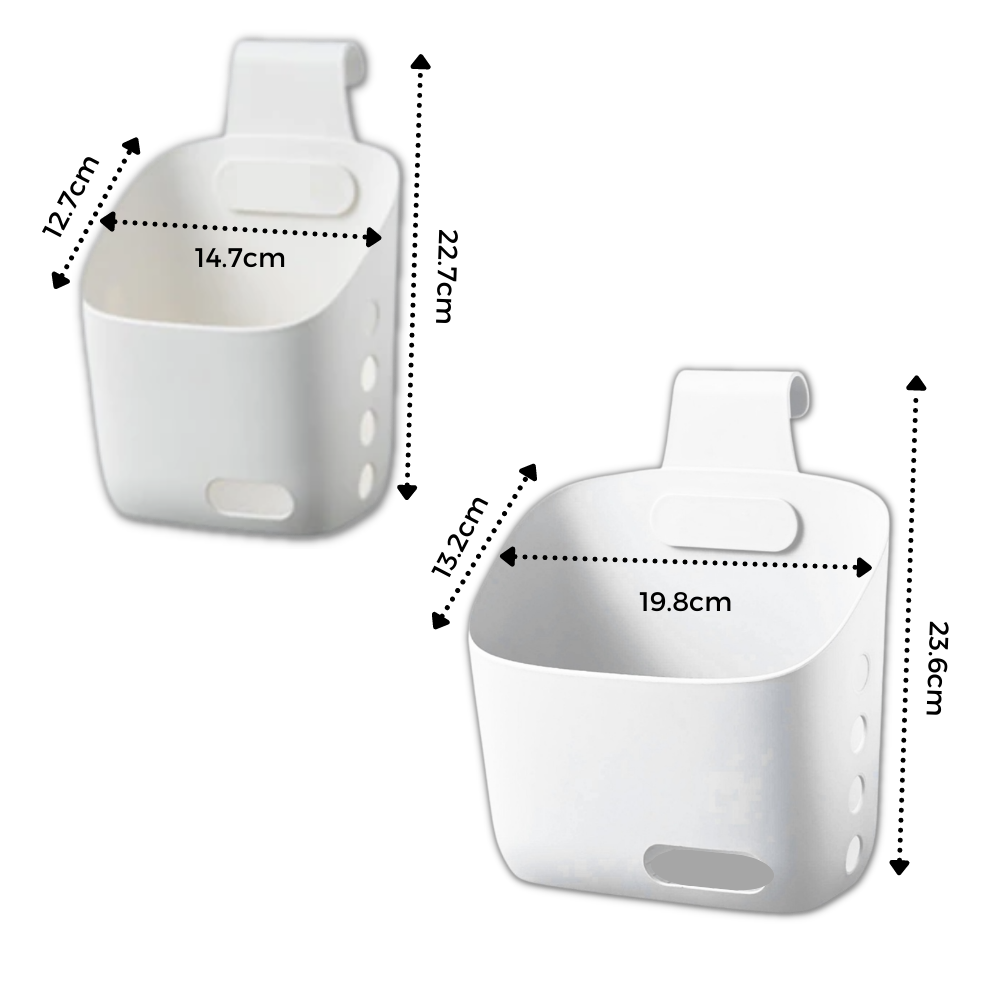 3-Pack hängande förvaringskorgar - Ozerty