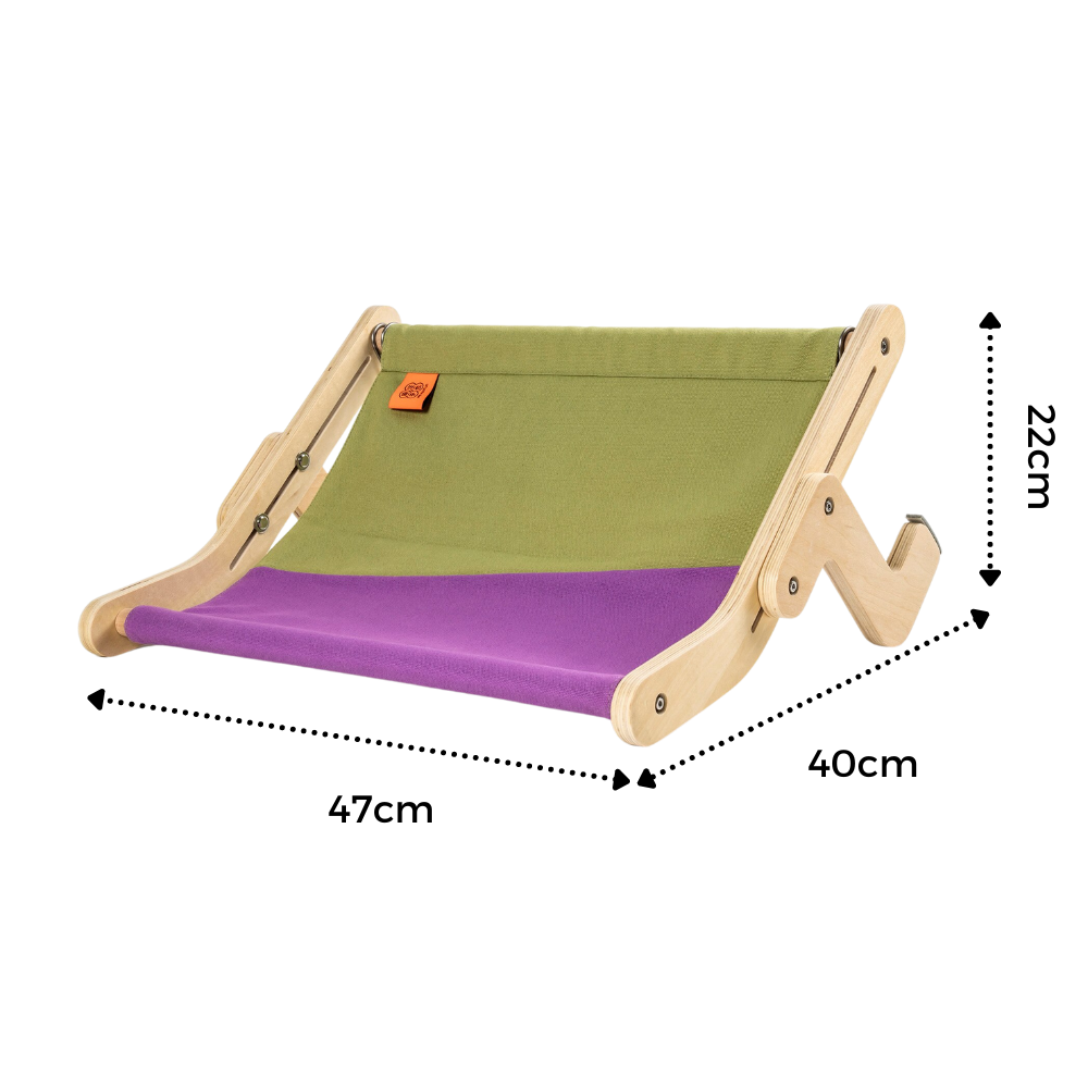 Fönsterstol i trä för katter - Ozerty