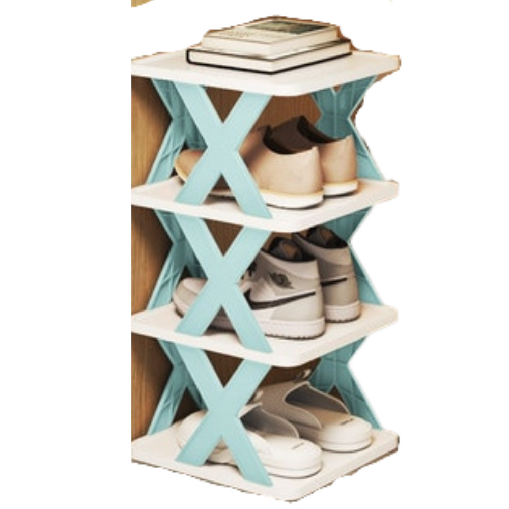 Shoe rack with several layers