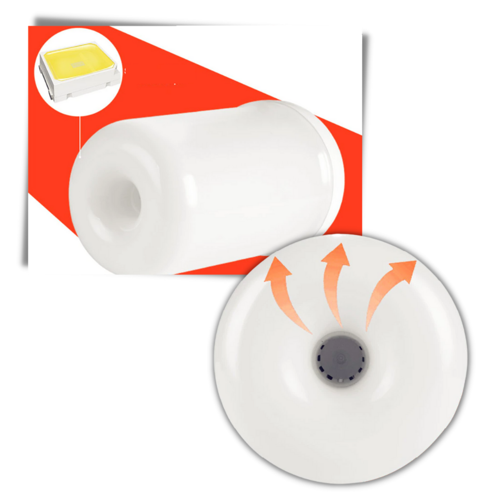 LED-lampa med flameffekt - Ozerty