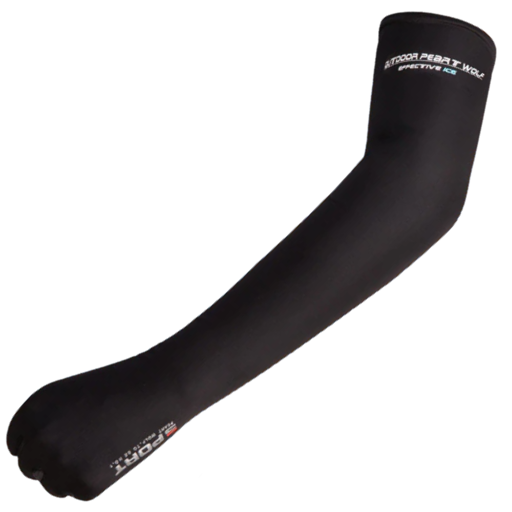 Gloves with UV protection at arm's length