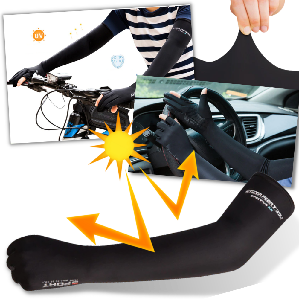 Handskar med UV-skydd i armlängd - Ozerty
