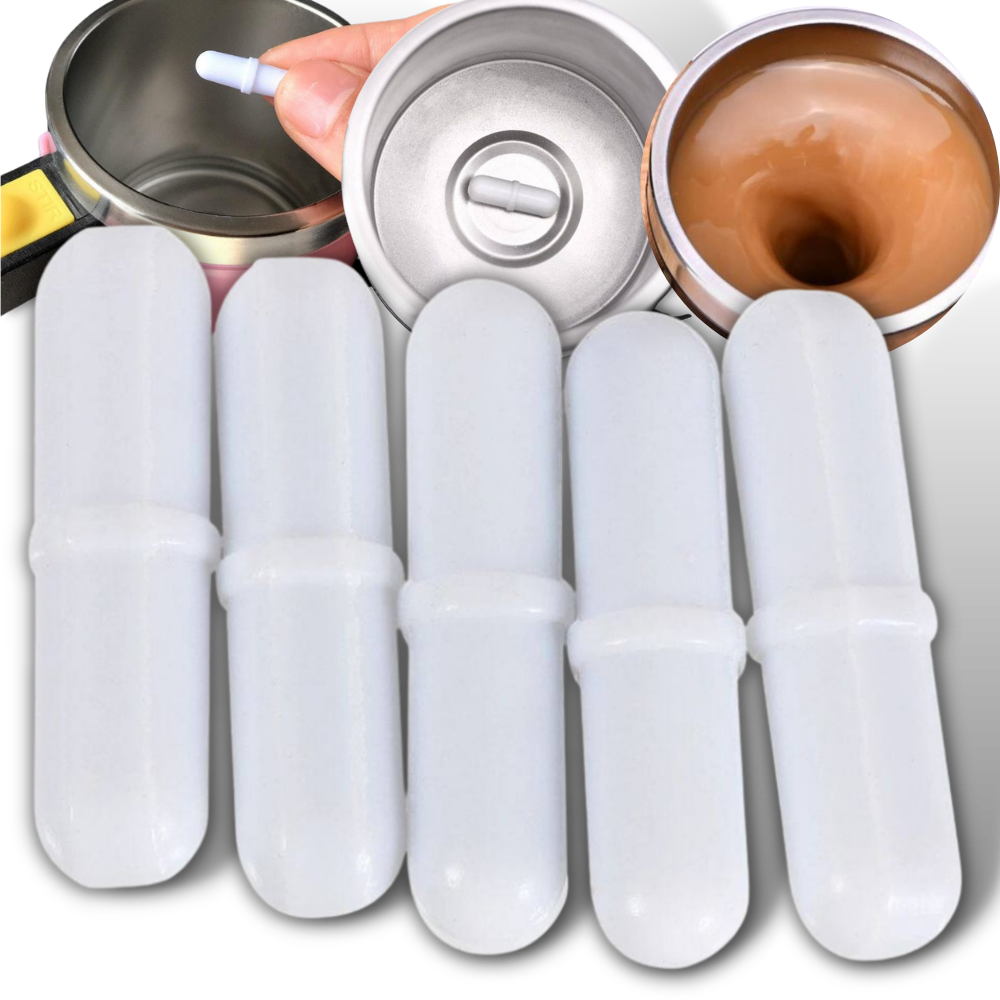 5-pack med magnetiska kapslar för omrörning - Ozerty