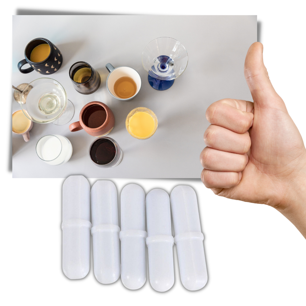 5-pack med magnetiska kapslar för omrörning - Ozerty