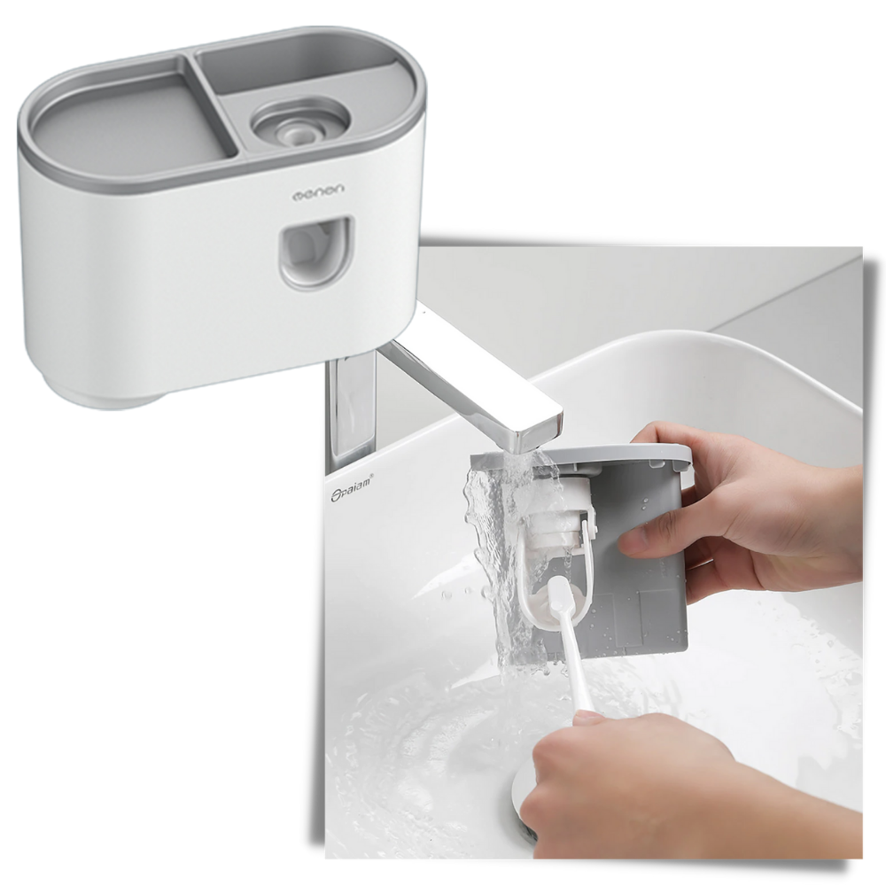 Allt-i-ett dispenser för tandkräm - Ozerty