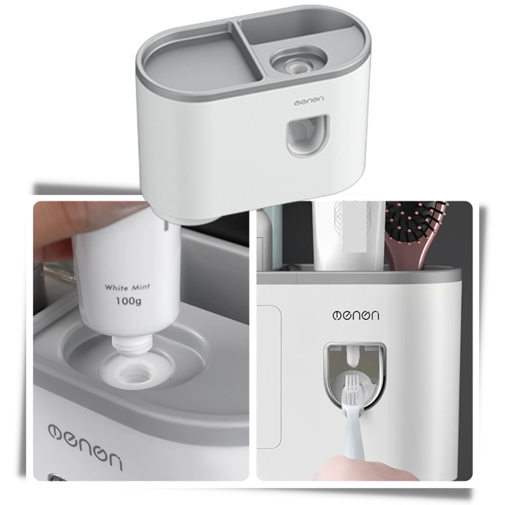 Allt-i-ett dispenser för tandkräm - Ozerty