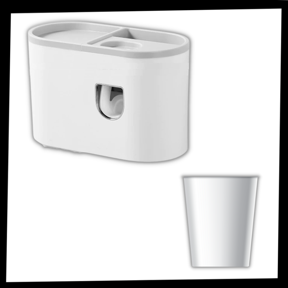 Allt-i-ett dispenser för tandkräm - Ozerty