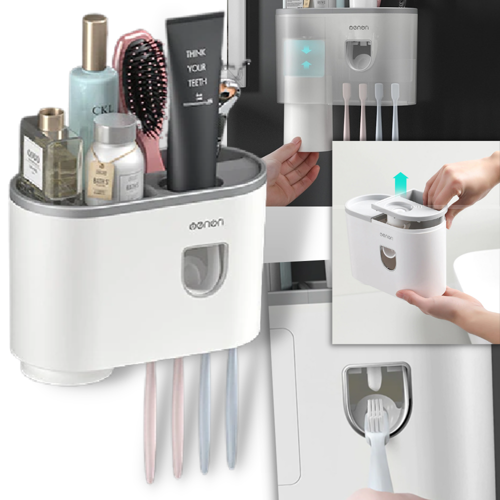 Allt-i-ett dispenser för tandkräm - Ozerty