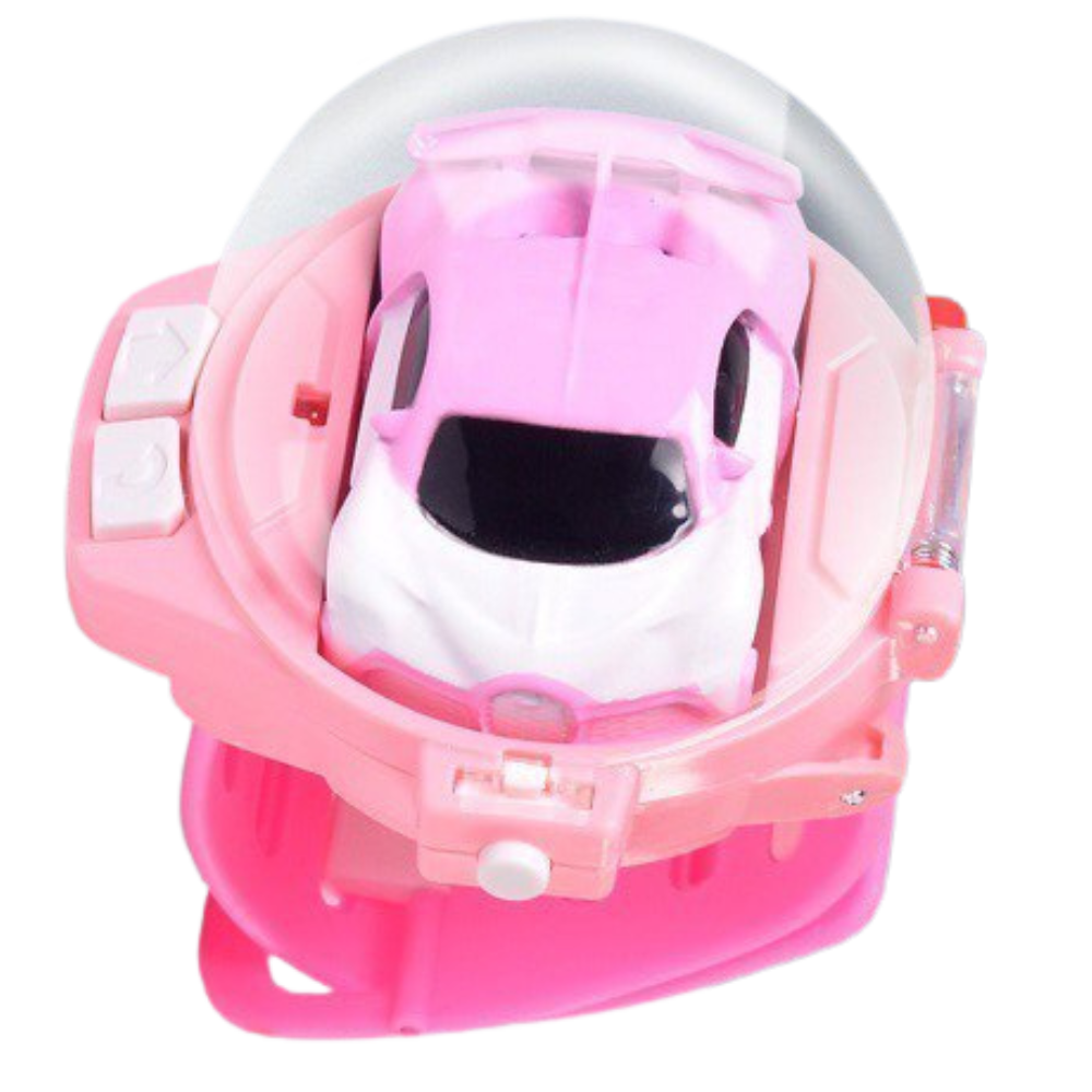 Rechargeable remote controlled car clock