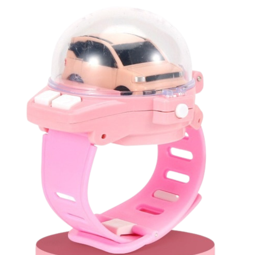 Rechargeable remote controlled car clock