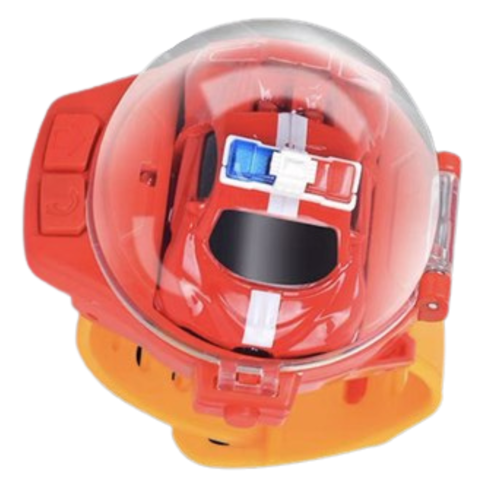 Rechargeable remote controlled car clock