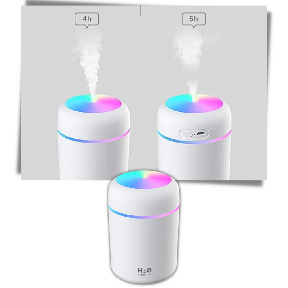 Mini luftfuktare och diffusor med aromaterapi - Ozerty