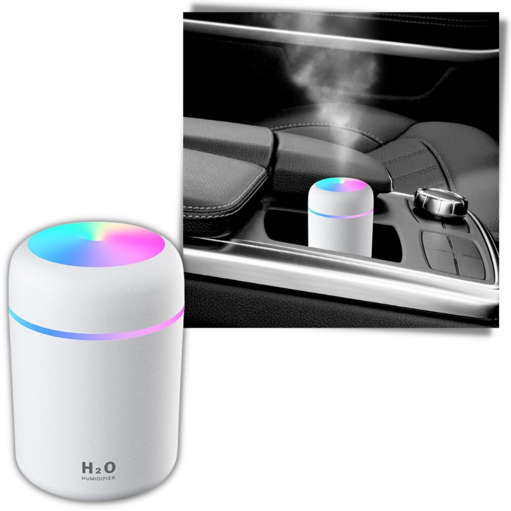 Mini luftfuktare och diffusor med aromaterapi - Ozerty