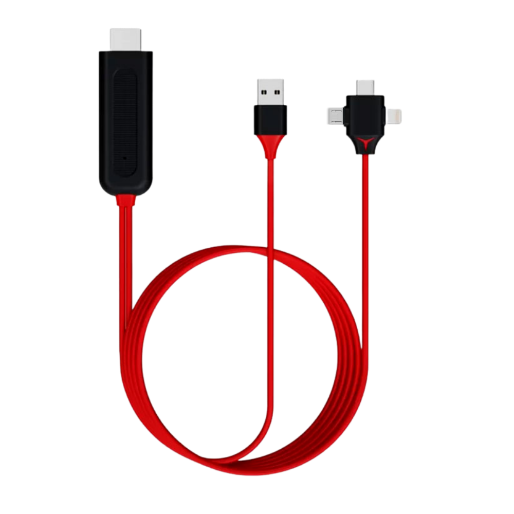 HDMI-adapterkabel för telefoner och surfplattor - Ozerty